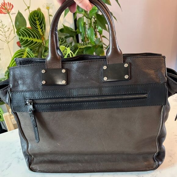 Rag & Bone Large Brown Pilot Bag - Picture 3 of 9